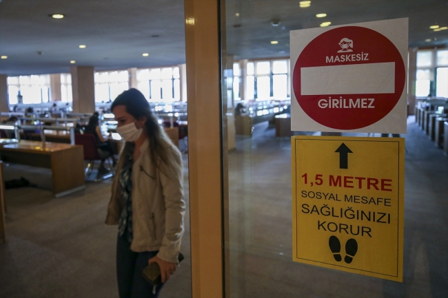 Milli Kütüphane kapılarını okuyucuya açtı